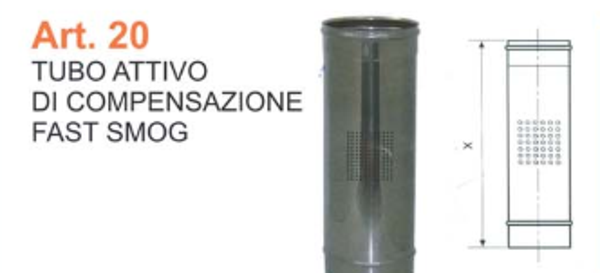 TUBO ATTIVO DI COMPENSAZIONE FAST SMOG dm 230
