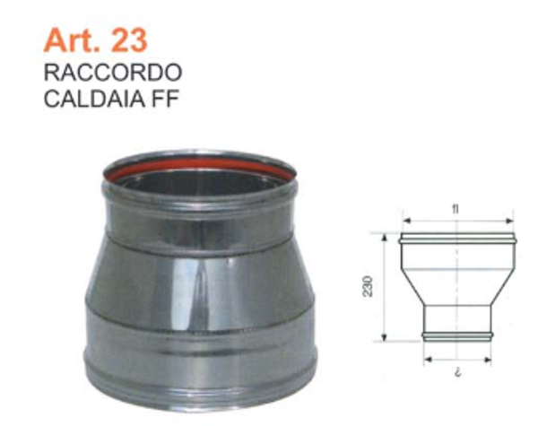 RACCORDO CALDAIA FF dm 150\250