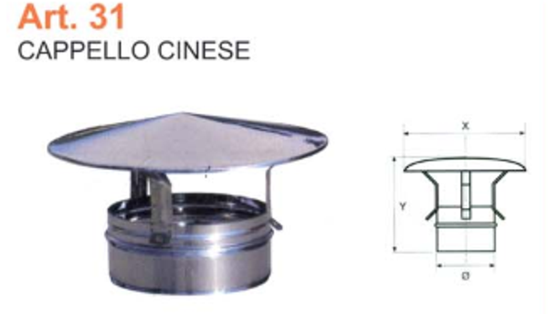 CAPPELLO CINESE dm 400