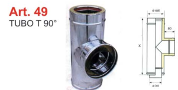 TUBO T 90° 180\230