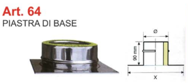 PIASTRA DI BASE 80\130