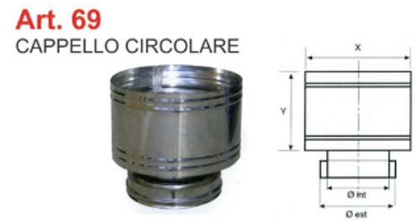 CAPPELLO CIRCOLARE 130\180