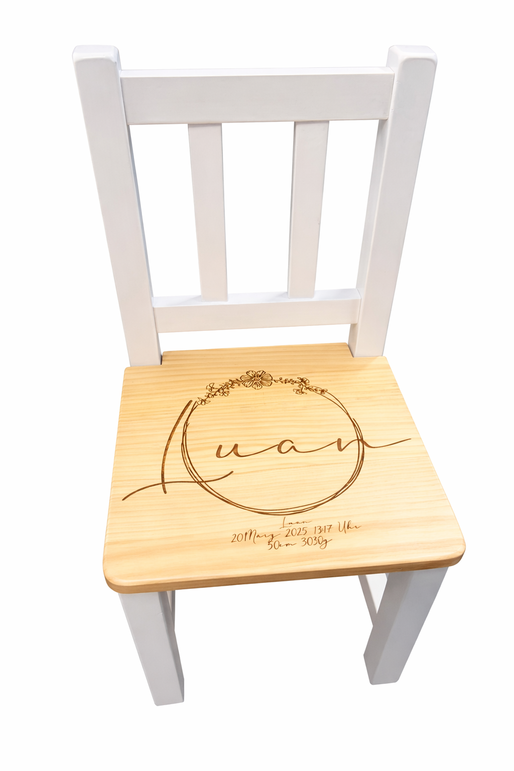 Kinderstuhl personalisiert Vintage