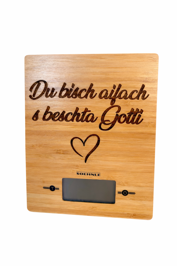 Soehnle Küchenwaage mit Wunschgravur