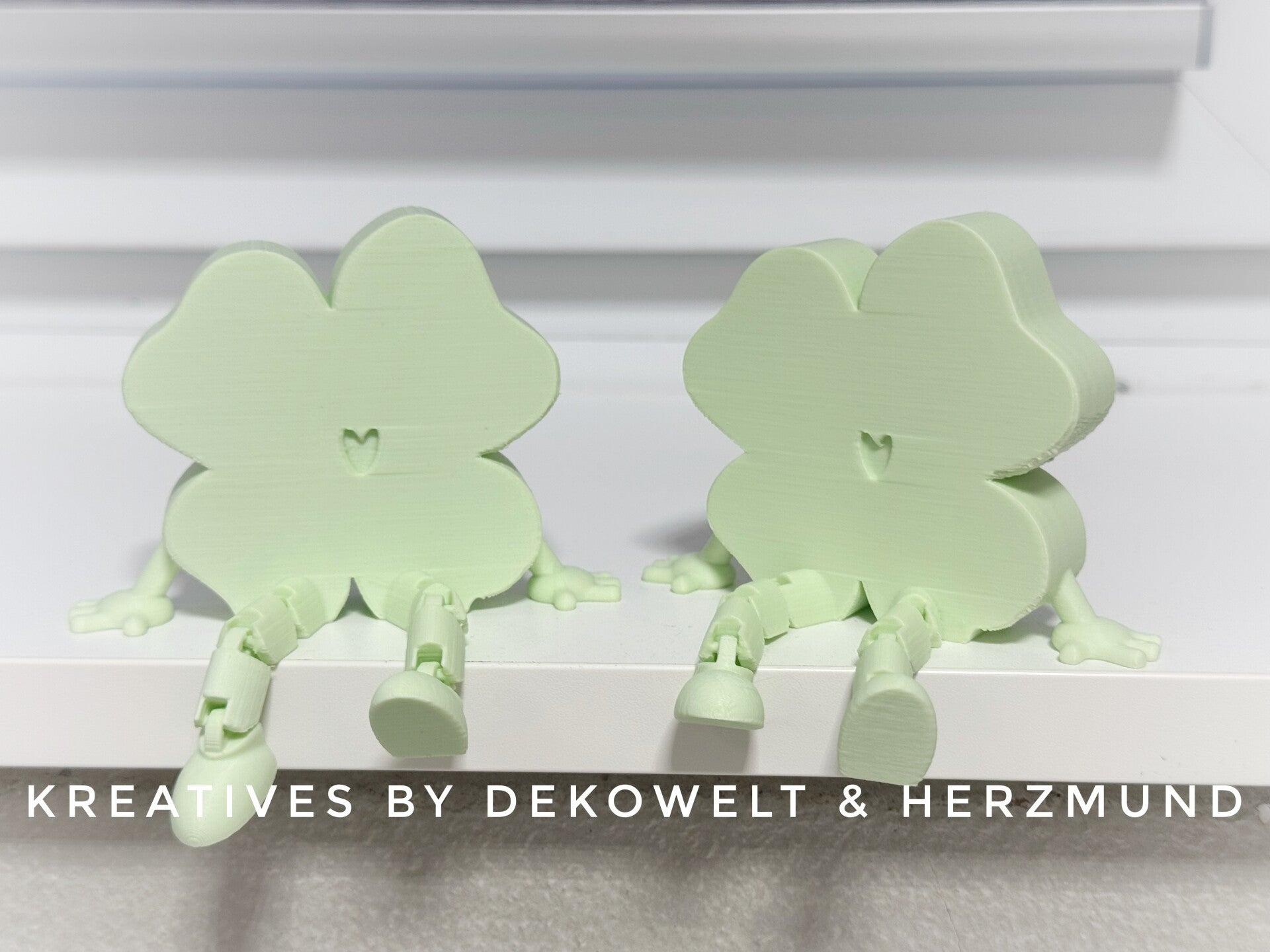 Kleeblatt mit Beinchen