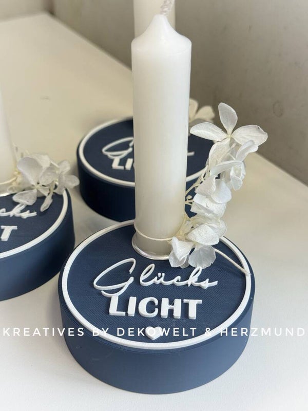 Glückslicht - Kerzenständer
