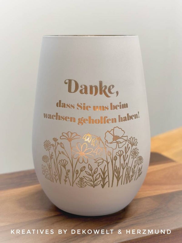 Windlicht Lehrperson/Kindergärtnerin