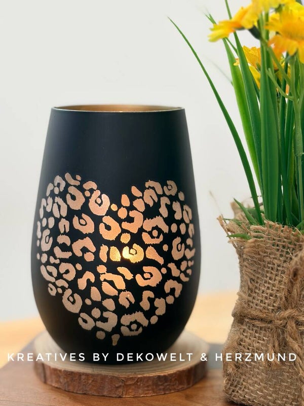 Windlicht Leo „Herz“