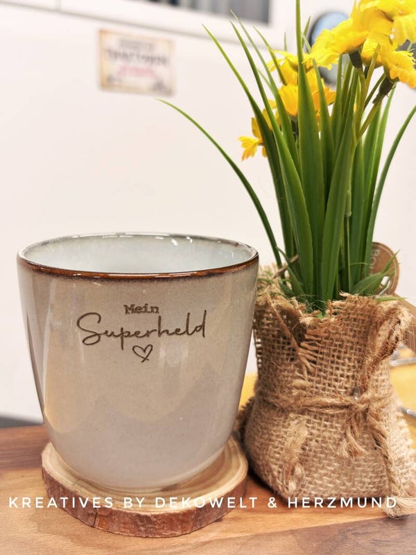 Kaffeebecher „Superheld“