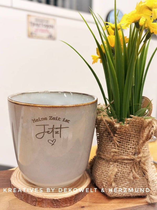 Kaffeebecher „Meine Zeit“