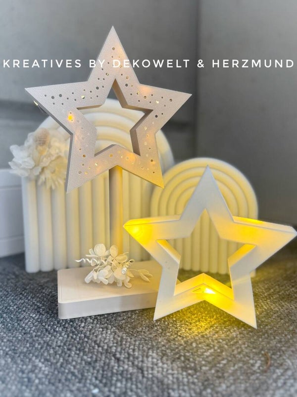 Dekosterne auf Ständer