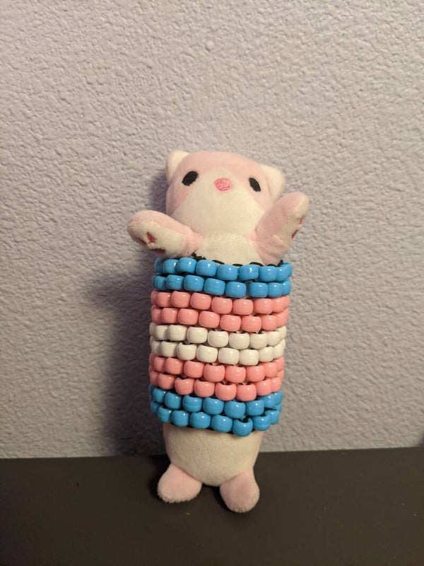 Pride kandi bracelet!