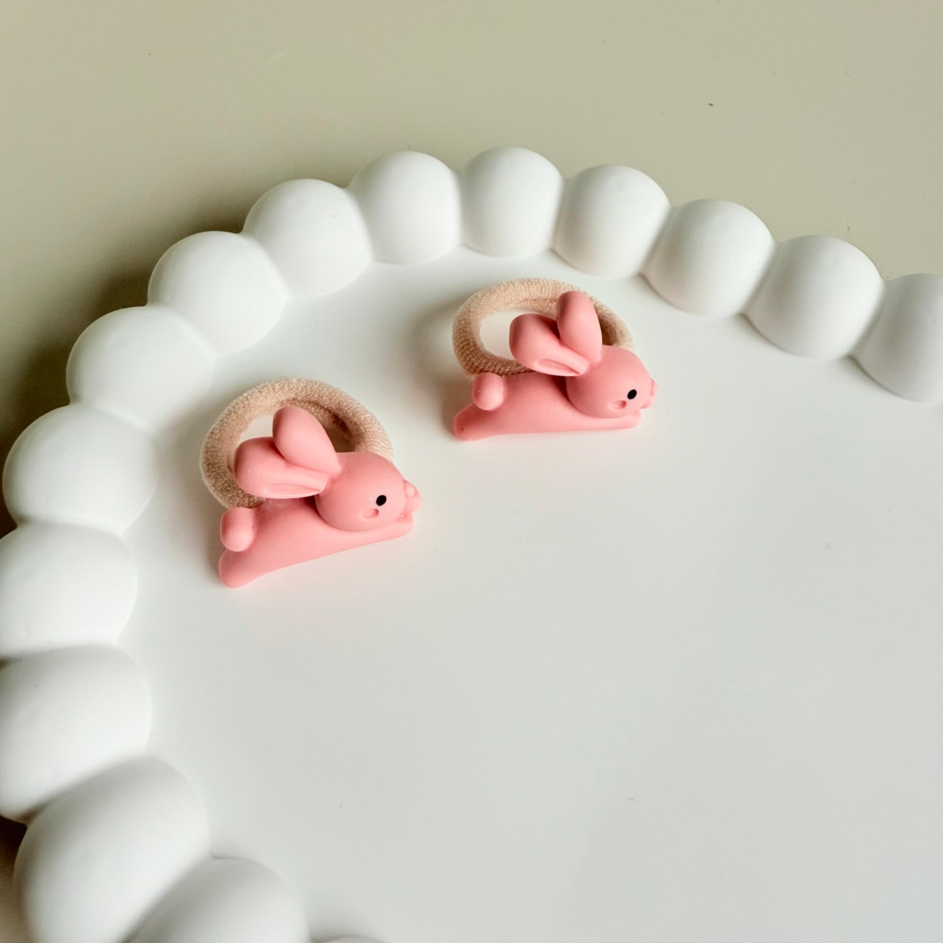 Roze konijntjes elastiekjes