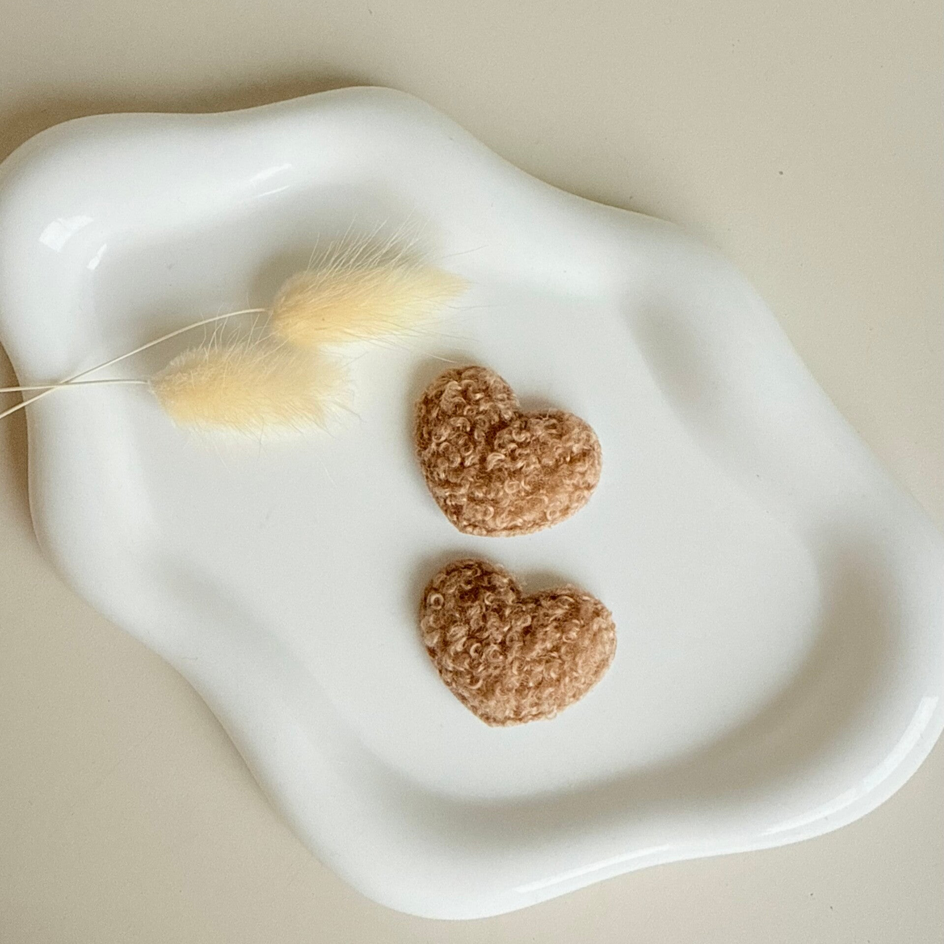 Bruine teddy hartjes