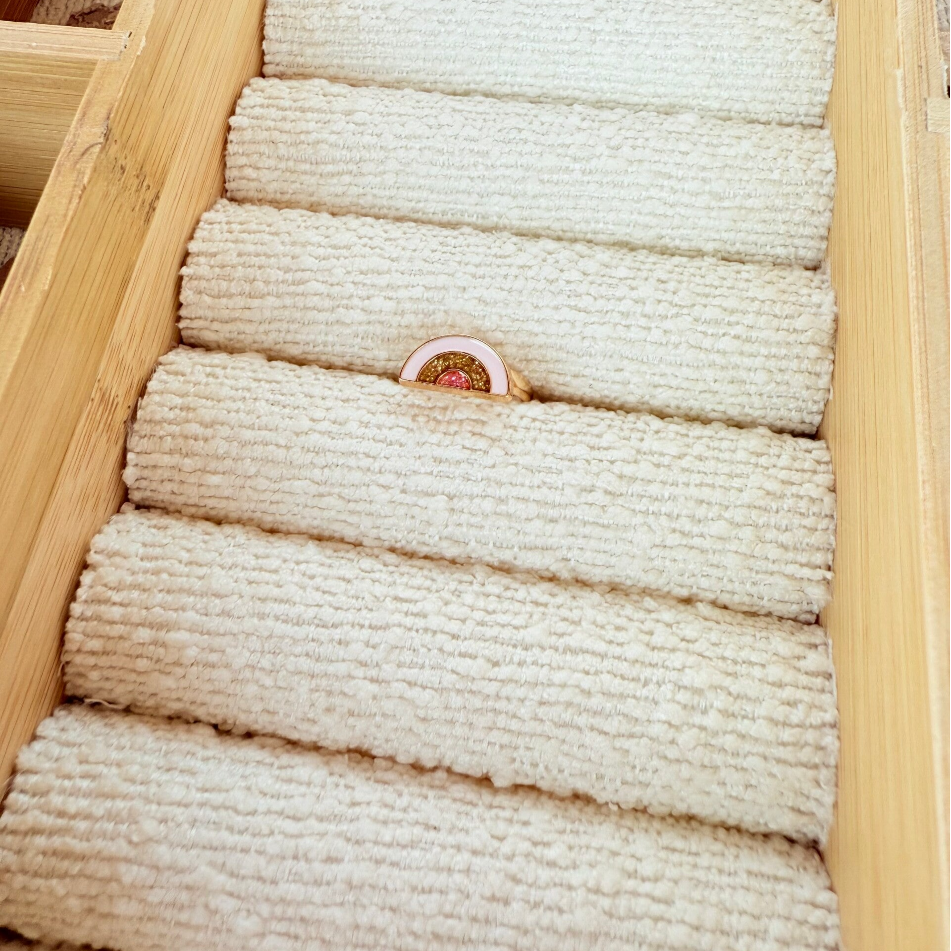 Regenboog ring licht