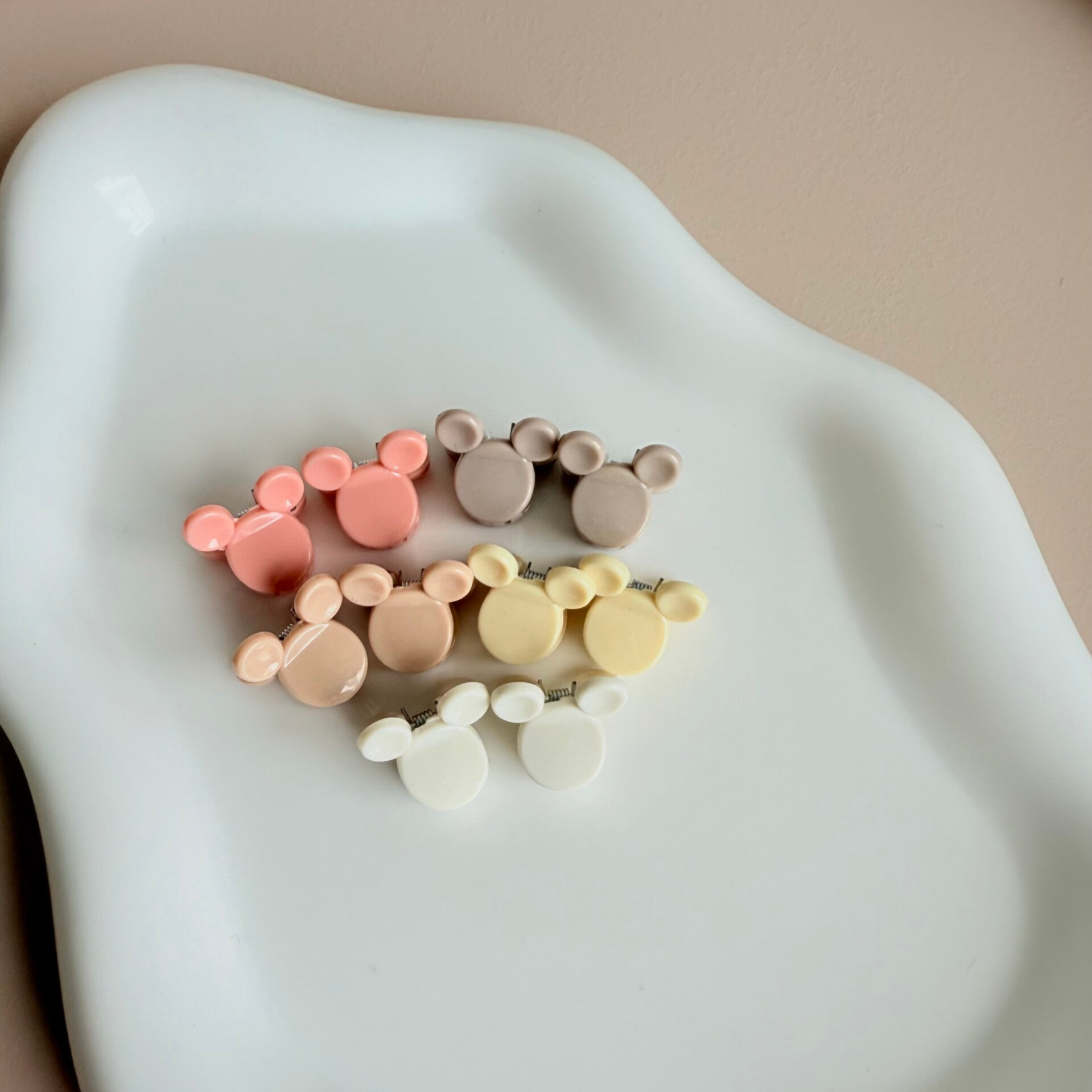 Minnie klemmetjes pastel