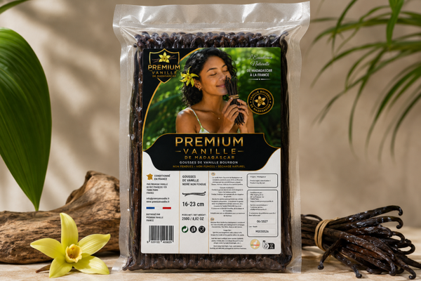 Vanille Bourbon Premium de Madagascar – Sachet 250 g