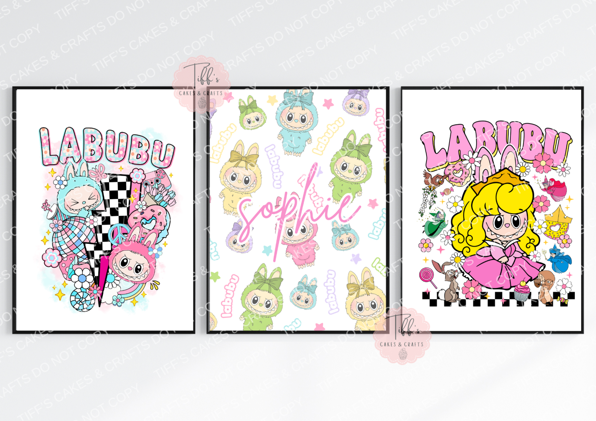 La doll themed prints