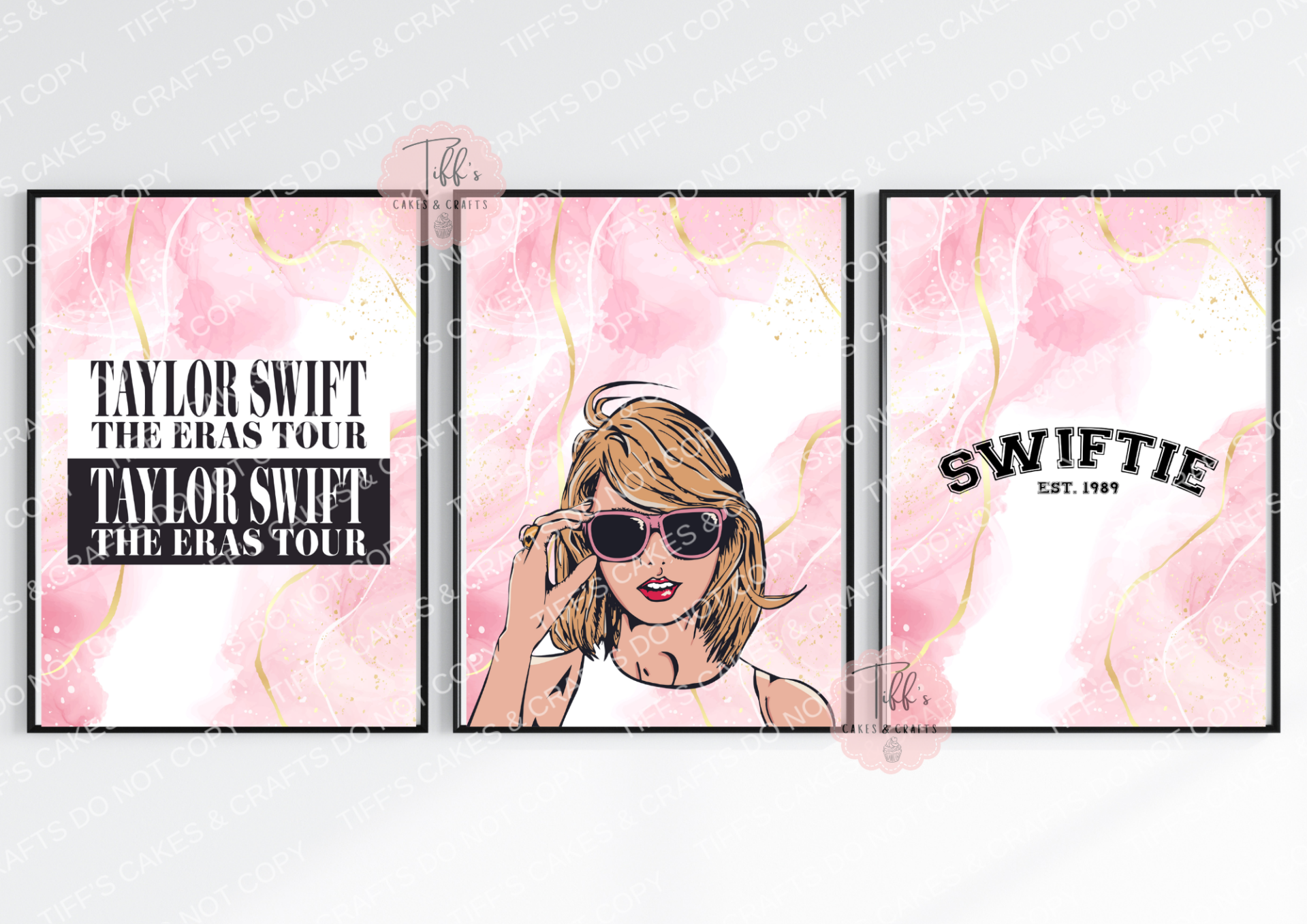 Set of 3 matching wall prints