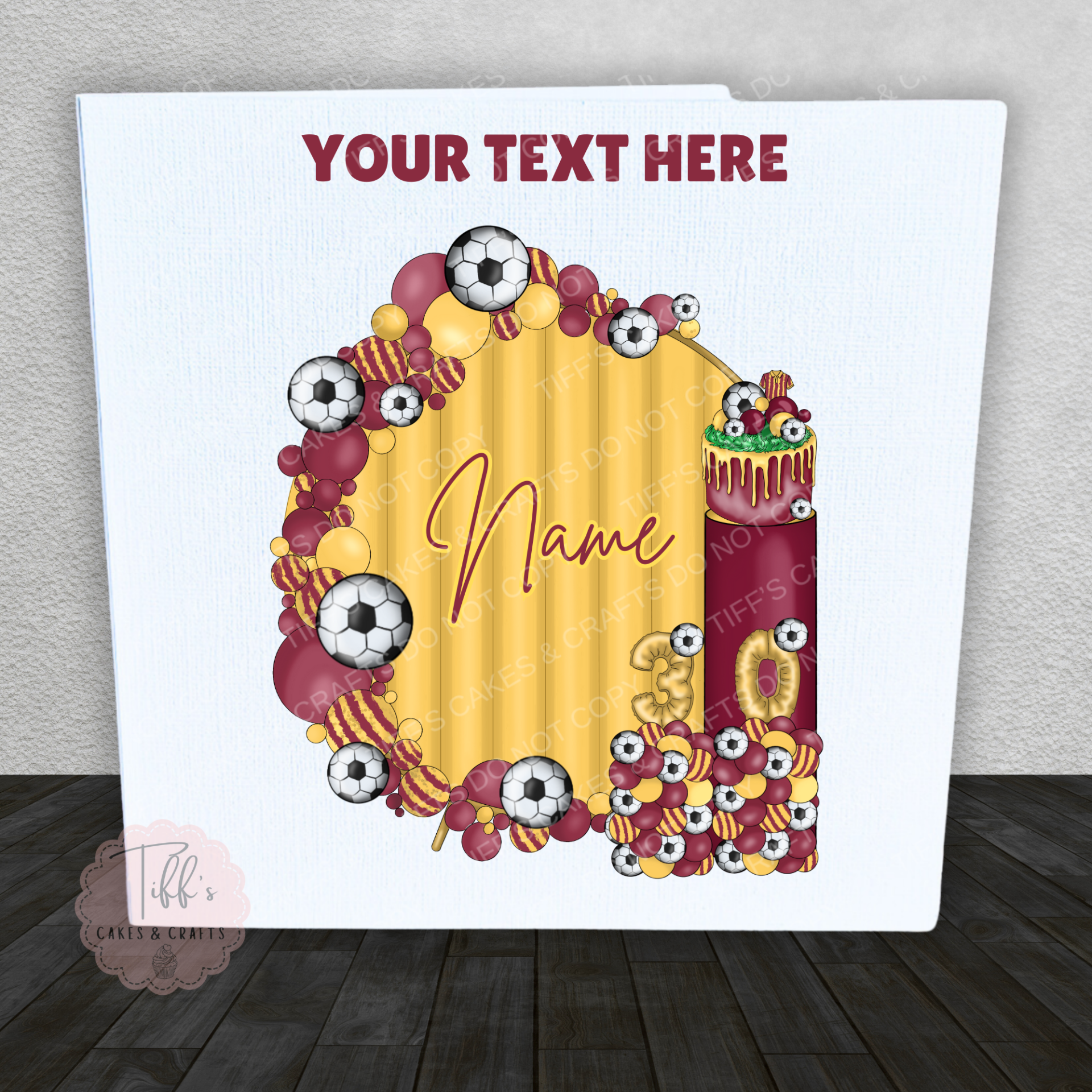 Sport/Football designs - Click here for more options.