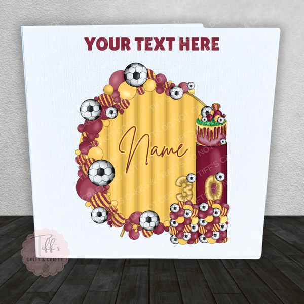 Sport/Football designs - Click here for more options.