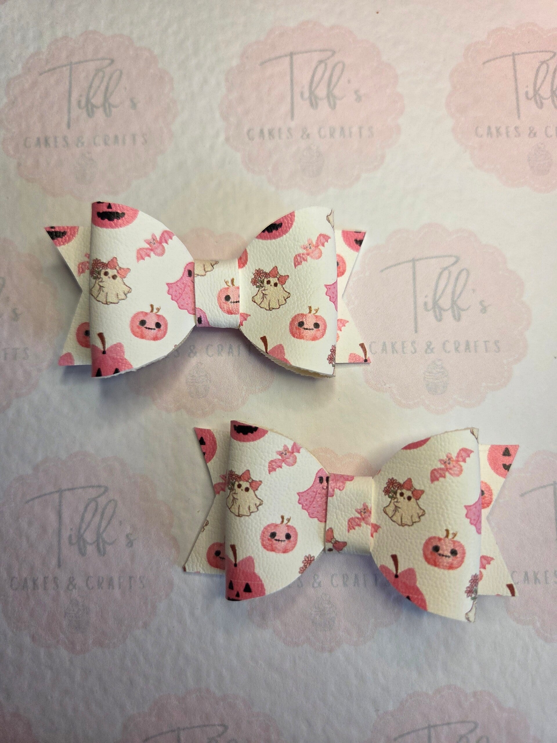 Pink Ghost Pigtail Set