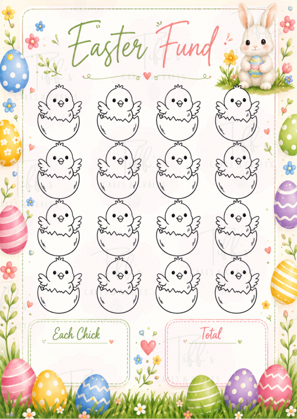 Easter Fund Budget Tracker *DIGITAL DOWNLOAD*