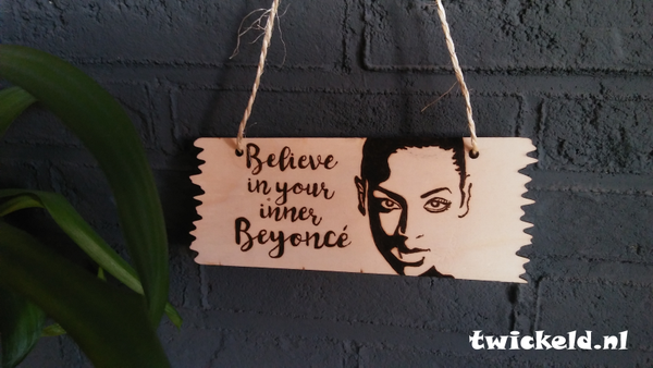 Houten plankje // Believe