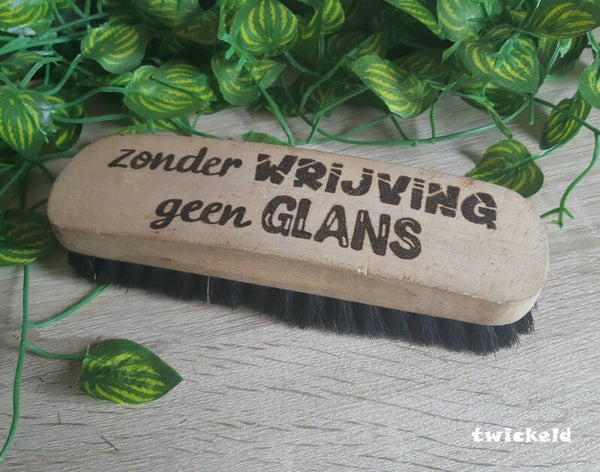 Zonder wrijving geen glans