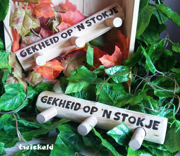 Gekheid op 'n stokje