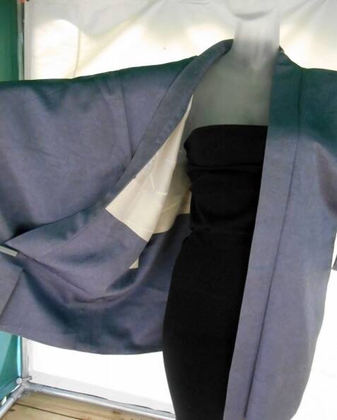 Veste kimono soie souple matte gloss