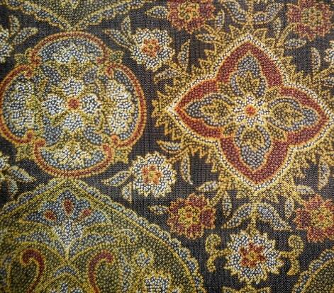 Soie avec médaillons à partir de 55x36cm