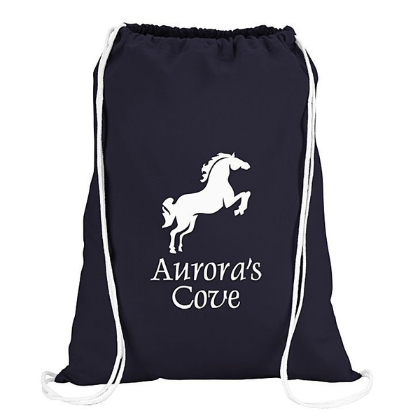 Passez au début de la galerie d'images Sac à dos bandoulière en coton personnalisé avec logo