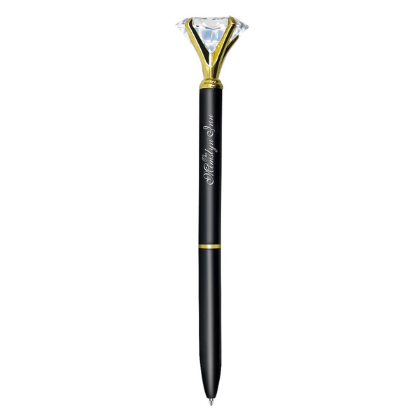 Stylo à bille en métal diamant personnalisé