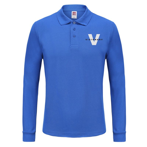 Polo à manches longues en coton personnalisé