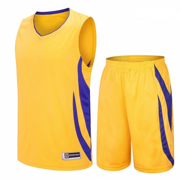 Ensemble maillot et short de basketball en polyester imprimé personnalisé