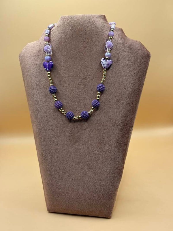 Bubble bead purple collection