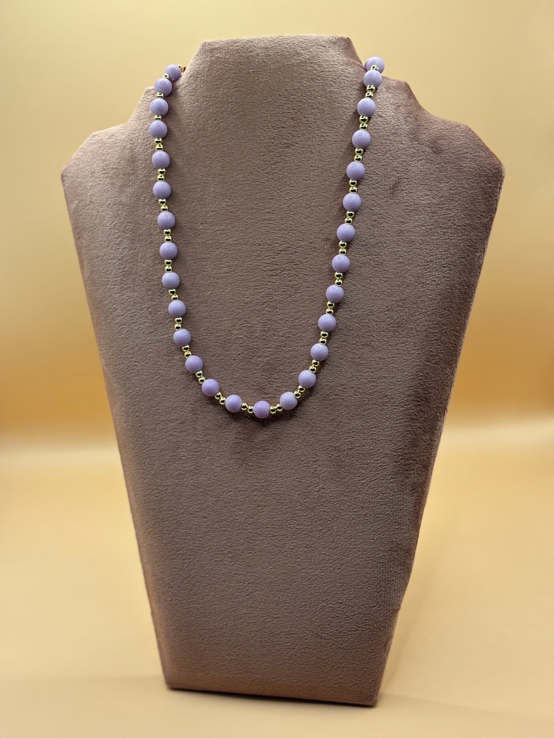 Double bead purple collection