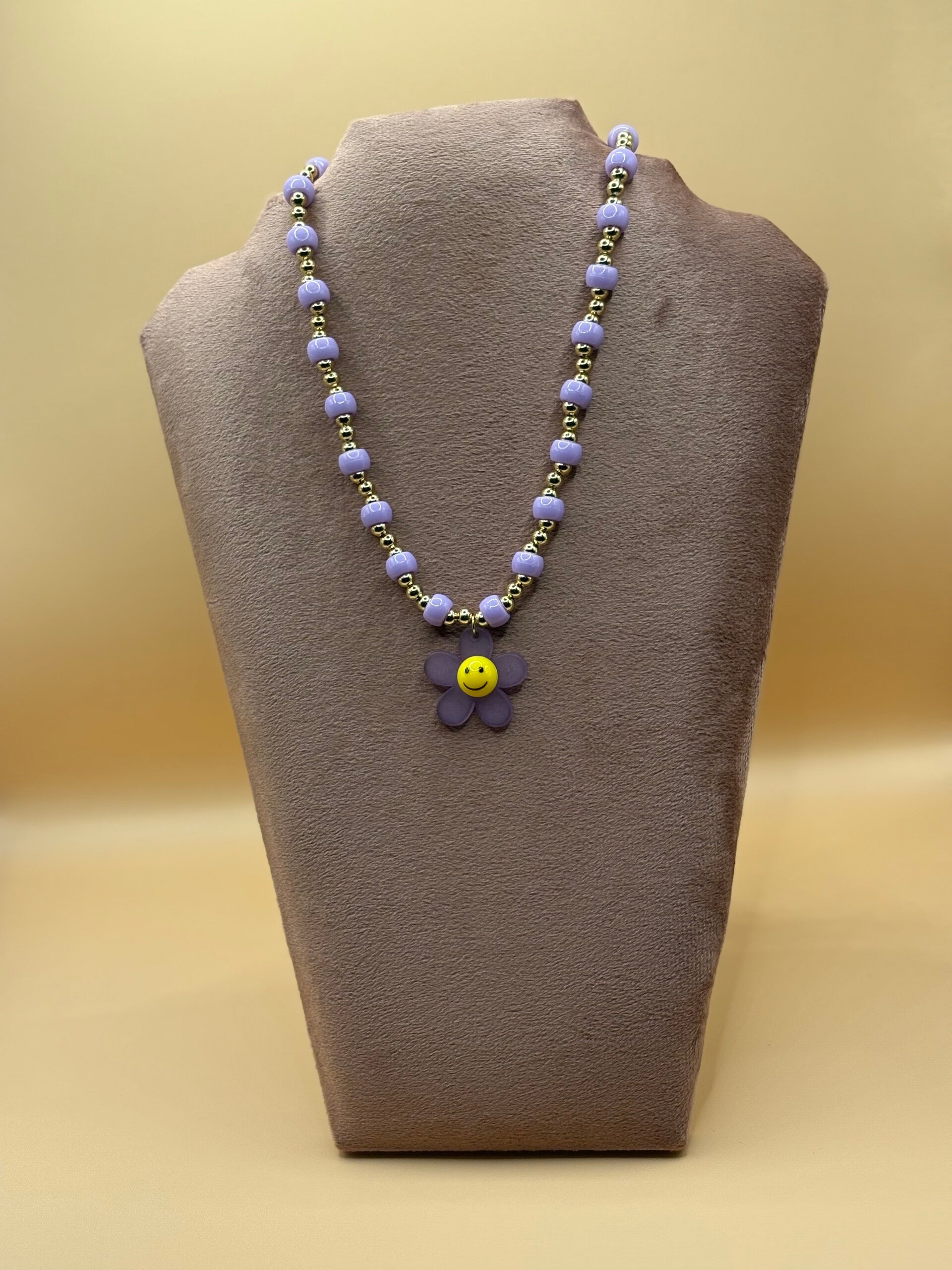 Flower Necklace purple collection