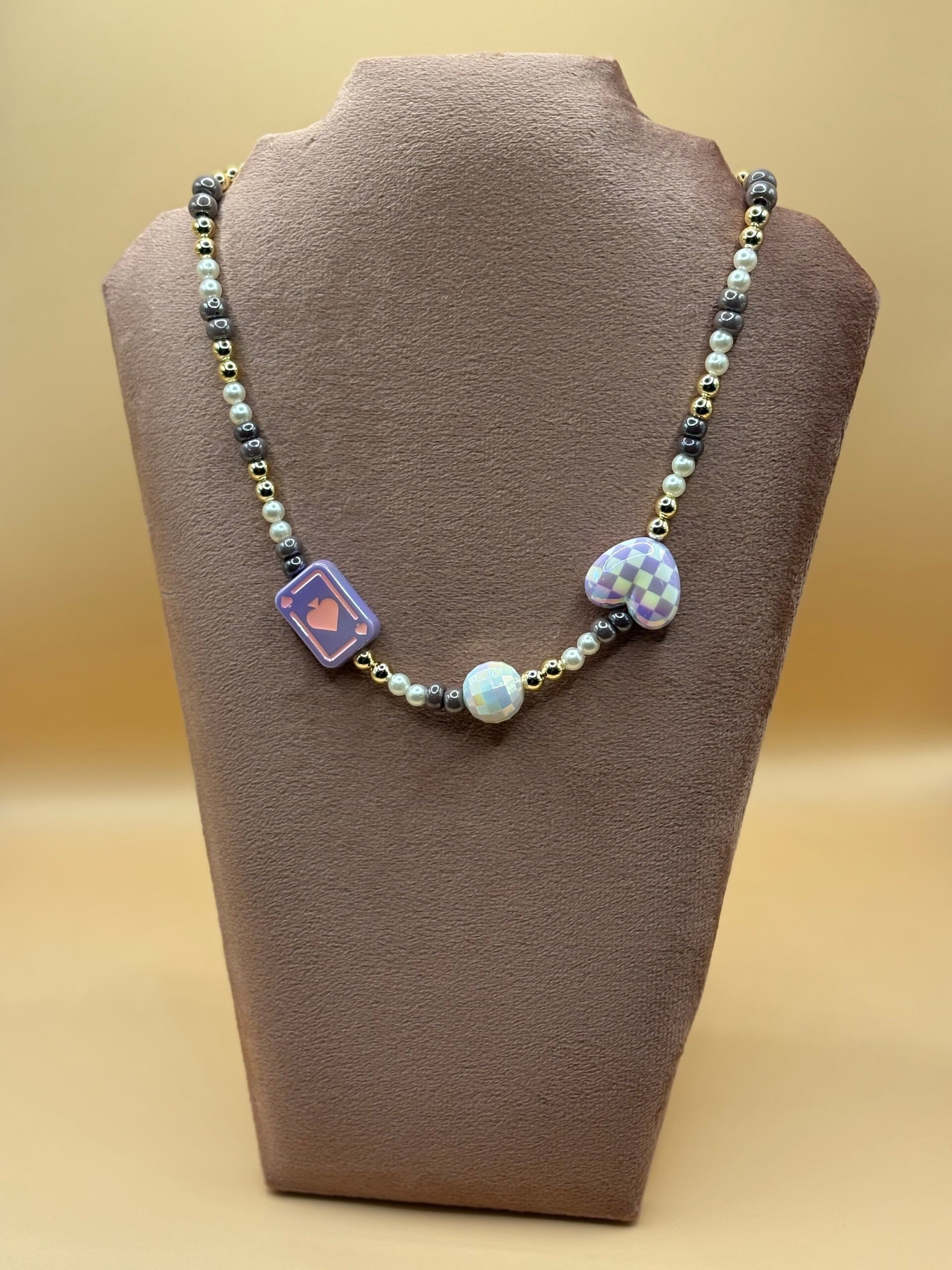 Playing card purple collection