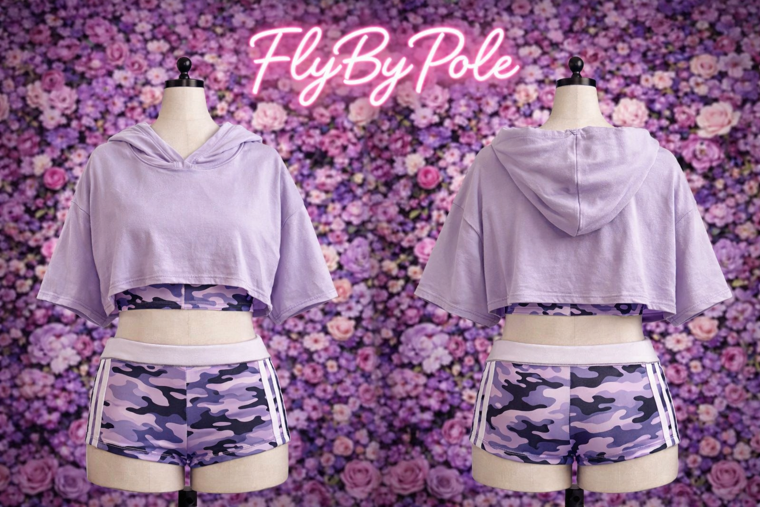 Crop top capuche