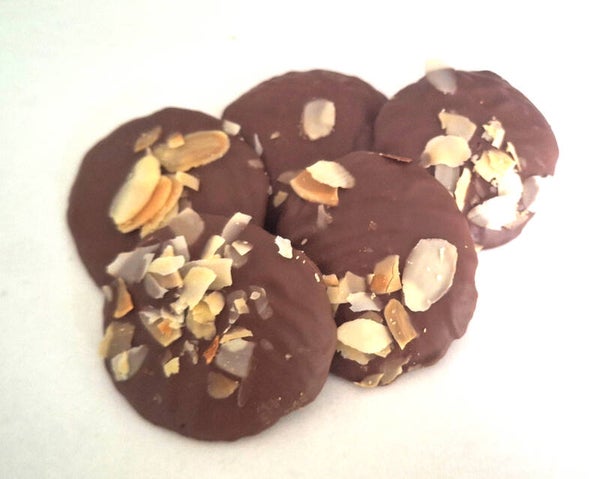 Amandel pure/melk chocolade