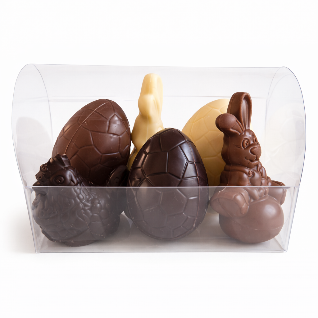 Mini Paaskoffertje - 6 Holle Chocolades