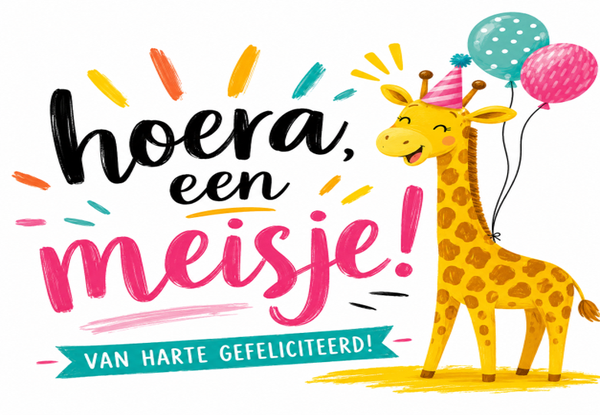 kaart 13 - Geboorte meisje
