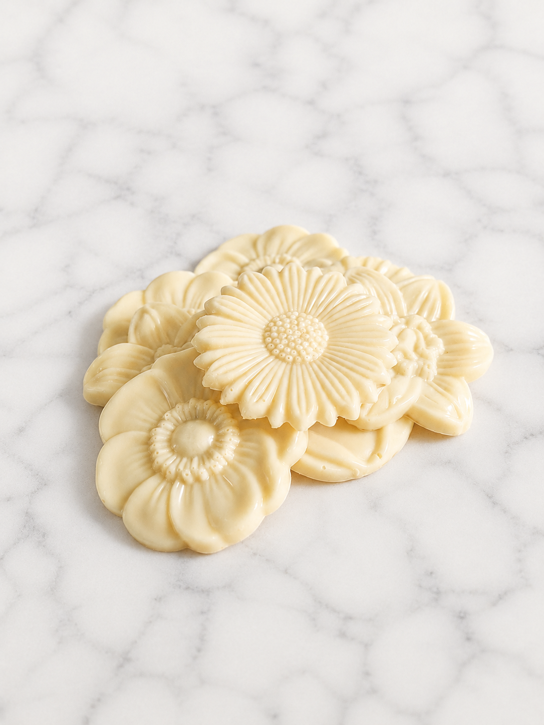 Witte chocolade karakken