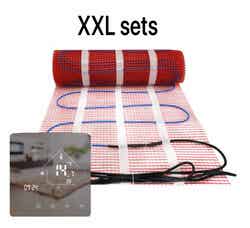 Elektrische vloerverwarming set 35m2 150 watt.