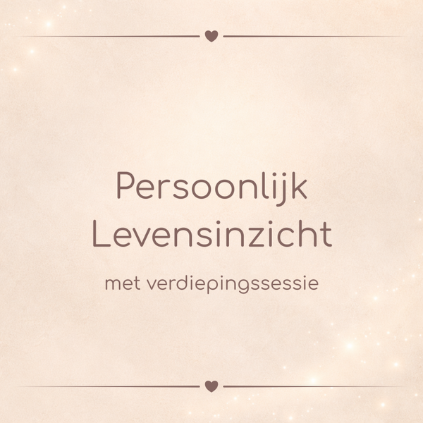 Persoonlijk Levensinzicht met verdiepingssessie
