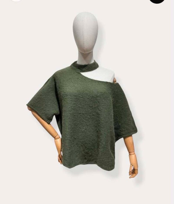 Jolien - short sleeve - kaki