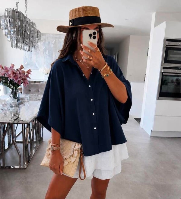 Amber Shirt - Marine