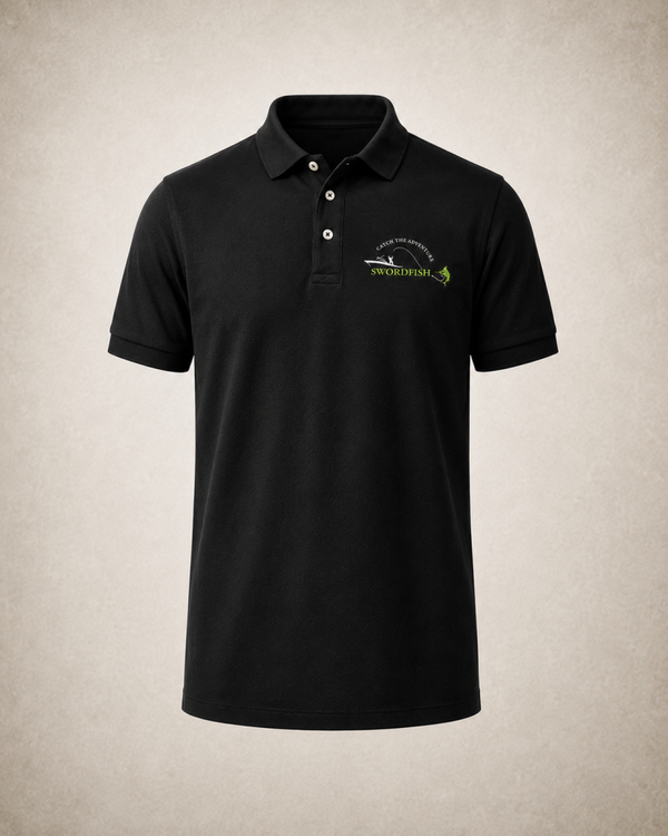 Swordfish Polo Zwart